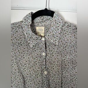 J. Crew Women’s Patterned Button Down Shirt
